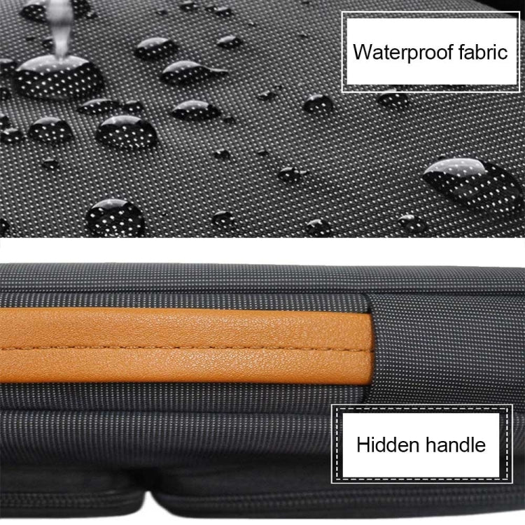 15-15.6インチノートパソコン用ナイロン防水ラップトップハンドバッグ、トランクトロリーストラップ付き、15-15.6インチ