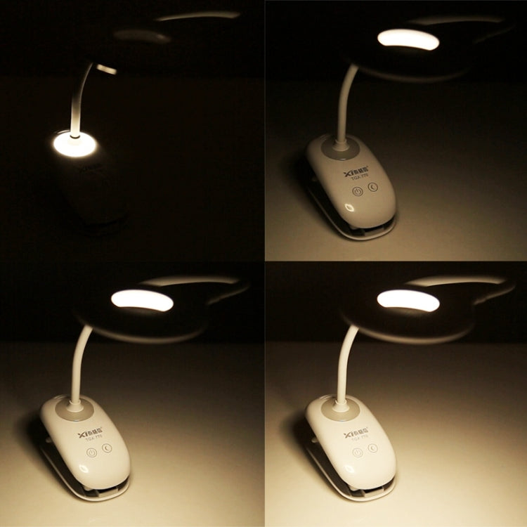 28LEDフレキシブルグースネック中空リングデザイン目に優しいライト クリップ＆小型ナイトライト機能付き、TGX-770