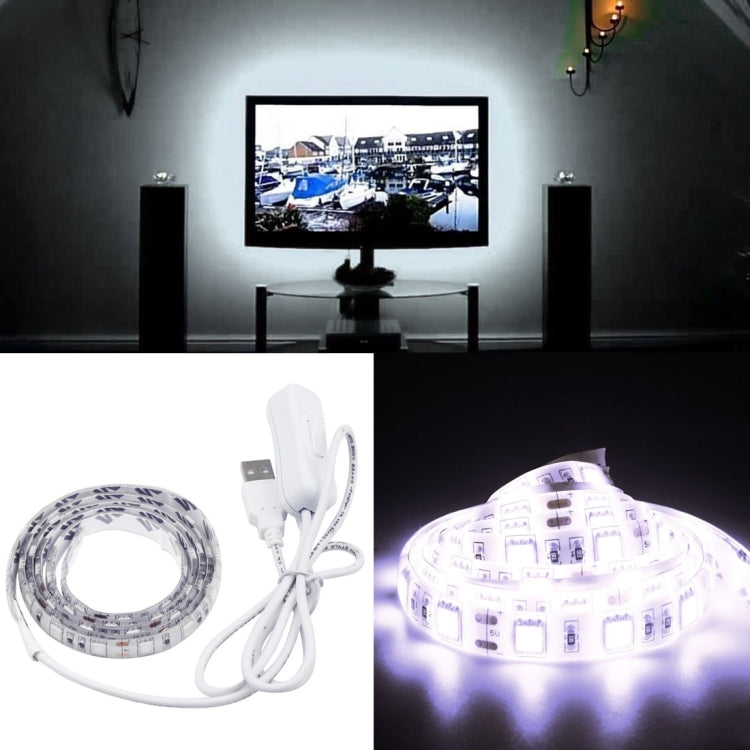 エポキシ IP65 防水 30 LED 5050 SMD 1m延長スイッチケーブル付き、幅：10mm