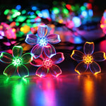 3m 20 LED 桜ホリデーデコレーションライト、電池式、3mカラフルライト、3m暖色ライト