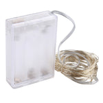 50LED SMD 0603 3×AA電池ボックスフェアリーランプ装飾ライト、DC 5V、5m青色光、5mカラフル光、5mピンク光、5m緑光、5m紫光、5m赤光、5m白光、5m暖白光、5m黄色光