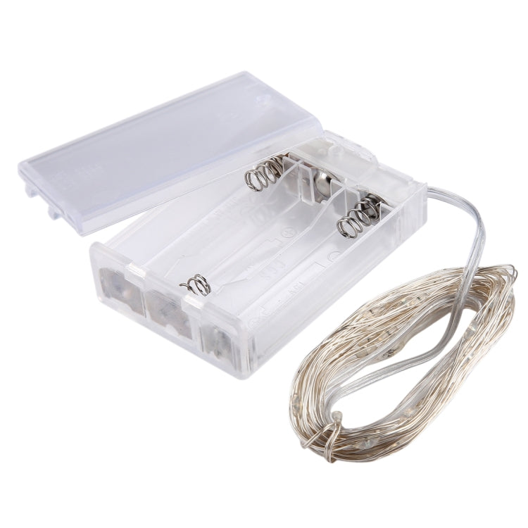 50LED SMD 0603 3×AA電池ボックスフェアリーランプ装飾ライト、DC 5V、5m青色光、5mカラフル光、5mピンク光、5m緑光、5m紫光、5m赤光、5m白光、5m暖白光、5m黄色光