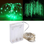 50LED SMD 0603 3×AA電池ボックスフェアリーランプ装飾ライト、DC 5V、5m青色光、5mカラフル光、5mピンク光、5m緑光、5m紫光、5m赤光、5m白光、5m暖白光、5m黄色光