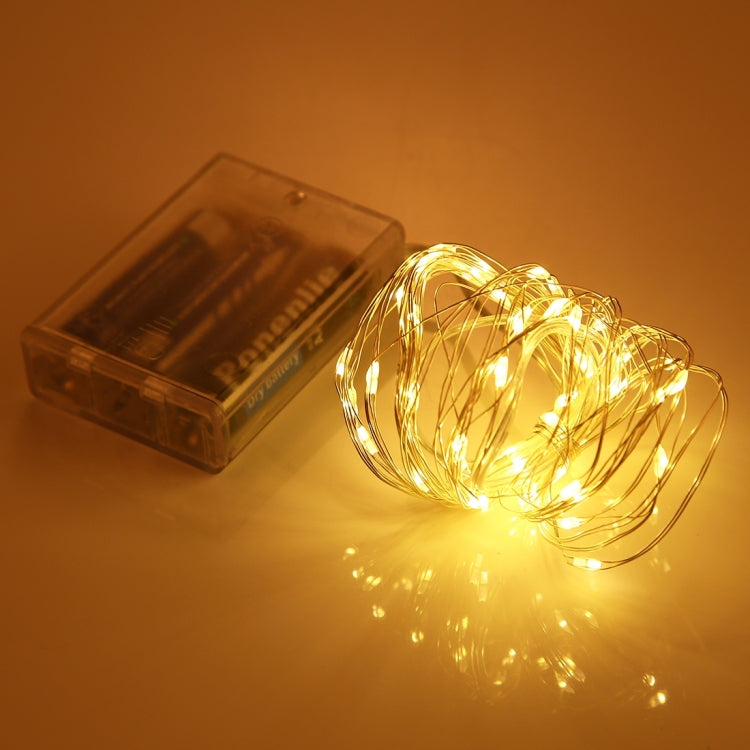 50LED SMD 0603 3×AA電池ボックスフェアリーランプ装飾ライト、DC 5V、5m青色光、5mカラフル光、5mピンク光、5m緑光、5m紫光、5m赤光、5m白光、5m暖白光、5m黄色光