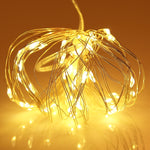 50LED SMD 0603 3×AA電池ボックスフェアリーランプ装飾ライト、DC 5V、5m青色光、5mカラフル光、5mピンク光、5m緑光、5m紫光、5m赤光、5m白光、5m暖白光、5m黄色光