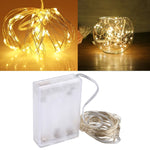 50LED SMD 0603 3×AA電池ボックスフェアリーランプ装飾ライト、DC 5V、5m青色光、5mカラフル光、5mピンク光、5m緑光、5m紫光、5m赤光、5m白光、5m暖白光、5m黄色光