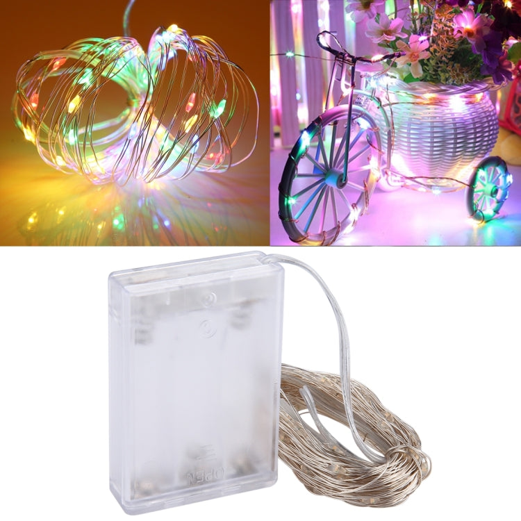 100個LED SMD 0603 x 単三電池ボックス フェアリーランプ 装飾ライト、DC 5V、10m 赤色ライト、10m 白色ライト、10m 暖白色、10m 黄色ライト、10m 青色ライト、10m カラフルライト、10m ピンクライト、10m 緑色ライト、10m 紫色ライト
