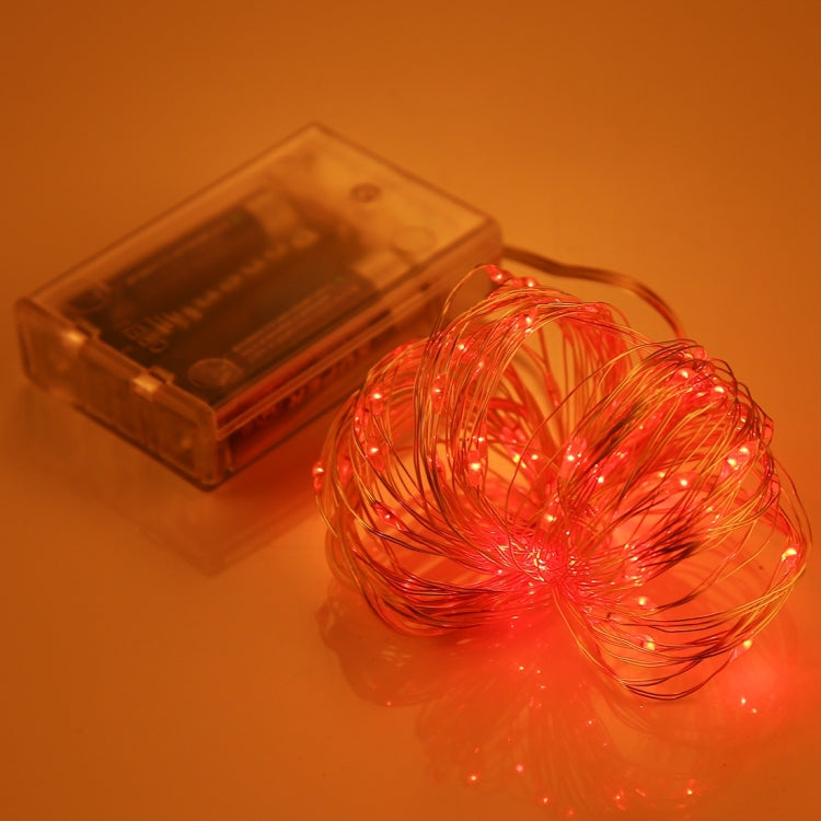 100個LED SMD 0603 x 単三電池ボックス フェアリーランプ 装飾ライト、DC 5V、10m 赤色ライト、10m 白色ライト、10m 暖白色、10m 黄色ライト、10m 青色ライト、10m カラフルライト、10m ピンクライト、10m 緑色ライト、10m 紫色ライト