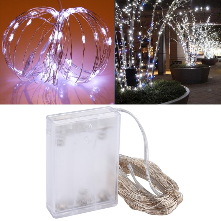 100個LED SMD 0603 x 単三電池ボックス フェアリーランプ 装飾ライト、DC 5V、10m 赤色ライト、10m 白色ライト、10m 暖白色、10m 黄色ライト、10m 青色ライト、10m カラフルライト、10m ピンクライト、10m 緑色ライト、10m 紫色ライト