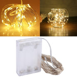 100個LED SMD 0603 x 単三電池ボックス フェアリーランプ 装飾ライト、DC 5V、10m 赤色ライト、10m 白色ライト、10m 暖白色、10m 黄色ライト、10m 青色ライト、10m カラフルライト、10m ピンクライト、10m 緑色ライト、10m 紫色ライト