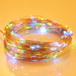 100個LED SMD 0603 フェアリーランプ 装飾ライト、20m カラフルライト