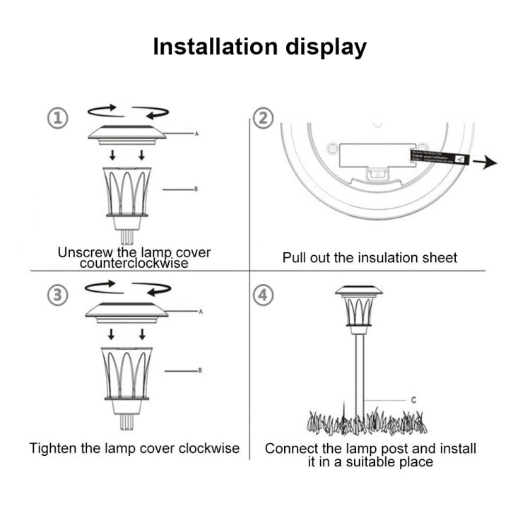 ソーラーエネルギーコーヒー屋外芝生ランプ IP65防水 LED装飾ガーデンライト
