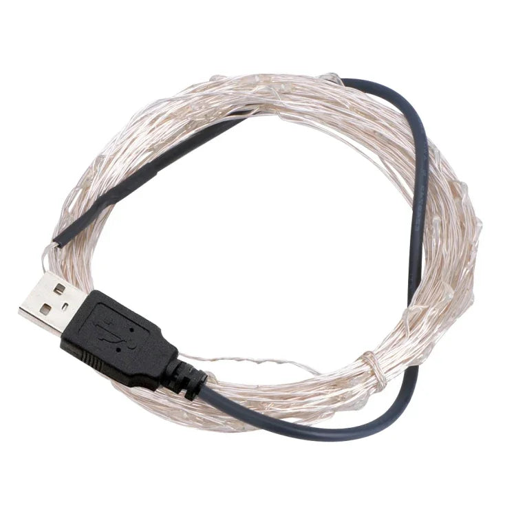 USB電源 SMD-0603 祭り用ランプ／装飾ライトストリップ（青白色ライト）、LED1001LG、LED1001LW