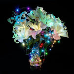 USB電源 SMD-0603 祭り用ランプ／装飾ライトストリップ（青白色ライト）、LED1001LG、LED1001LW