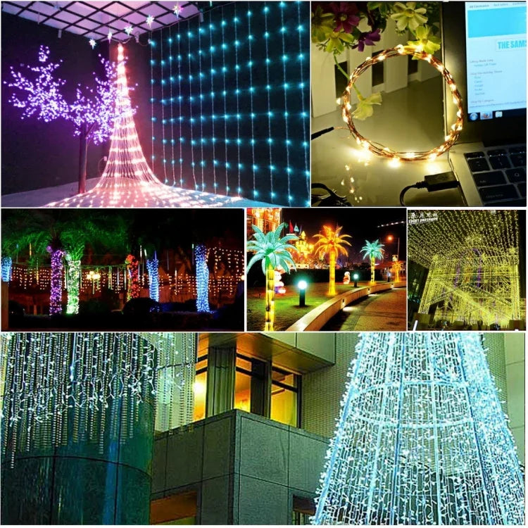 USB電源 SMD-0603 祭り用ランプ／装飾ライトストリップ（青白色ライト）、LED1001LG、LED1001LW