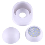 9LED 240ルーメン 6000K 360度回転 ワイヤレスモーションセンサー ワードローブライト／ナイトライト／壁掛けランプ 寝室、リビング、浴室、通路用