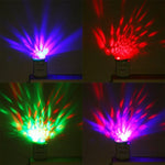 4W RGB USB LED クリスタルマジックボール ステージライト 8ピンアダプター付き