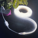 10m SMD 2835 1200 LEDs ストリップライト、AC 220V-240V、EUプラグ、10m