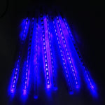 LED装飾ライト、チューブ直径：1.2cm、AC 100-240V、US、EUプラグ選択可、8本 50cm/ブルー、8本 50cm/カラフル、8本 50cm/ホワイト