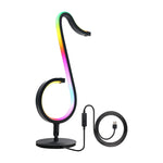 ホームRGB幻想色音符ライトデスクランプ