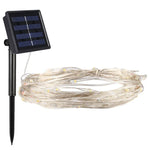 20m 200灯 LED SMD 0603 ソーラーパネル シルバー線ストリングライト フェアリーランプ装飾ライト、DC 5V、20m 200灯 カラフルライト、20m 200灯 ホワイトライト