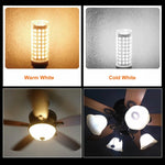 E17 102 LEDs SMD 2835 2800-3200K LED Corn Light, AC 110V, E17