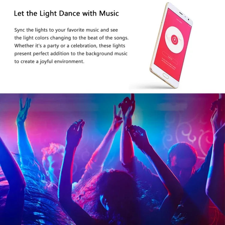 オリジナル Xiaomi Youpin Yeelight スマート WiFi アプリリモコン拡張 LEDストリップライト、長さ：1m
