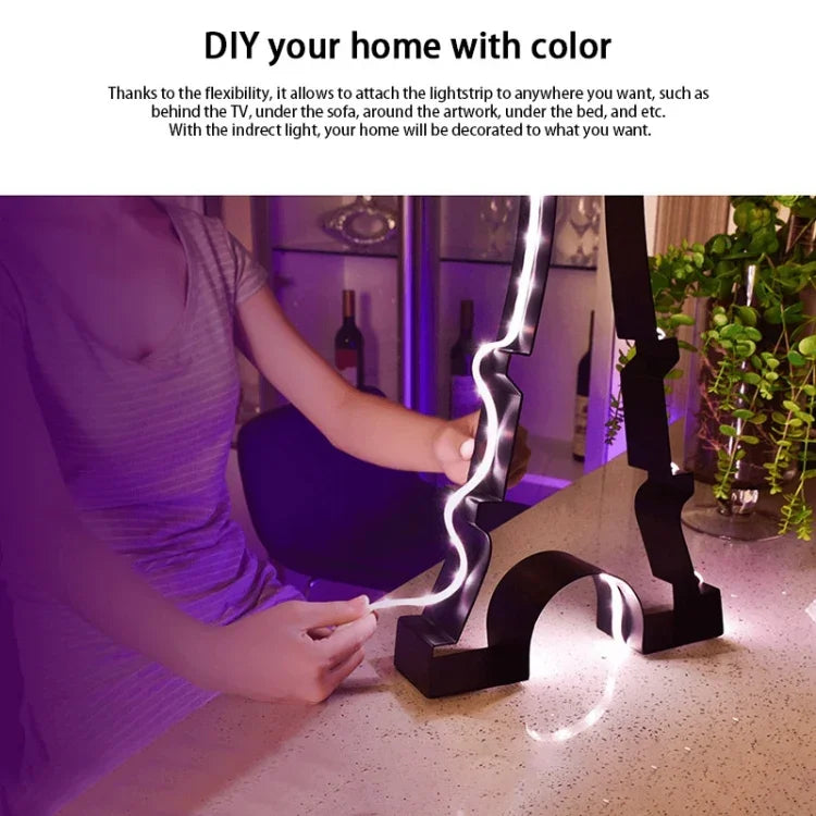 オリジナル Xiaomi Youpin Yeelight スマート WiFi アプリリモコン拡張 LEDストリップライト、長さ：1m