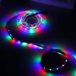 ベアボード 2835 SMD RGB LEDロープライト、60灯/m、長さ：5m、12V 2A 100-240V、44キーリモコン付き、2835 SMD RGB LED、5m、44キーリモコン付き