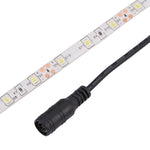 2本セット ベアボード 2835 SMD 調光可能ホワイトライト/暖色LEDロープライト、60灯/m、長さ：5m、12V 2A 100-240V、2835 SMD LED、5m x 2