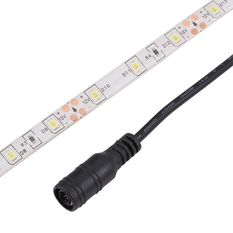 2本セット ベアボード 2835 SMD 調光可能ホワイトライト/暖色LEDロープライト、60灯/m、長さ：5m、12V 2A 100-240V、2835 SMD LED、5m x 2