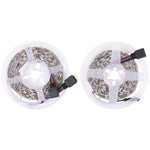 2個セット 裸基板 5050 SMD RGB LEDロープライト、30 LED/m、長さ：5m、12V 2A 100-240V、24キー落書きコントローラー付き、5050 SMD RGB LED、5m x 2