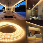 2個セット 裸基板 5050 SMD RGB LEDロープライト、30 LED/m、長さ：5m、12V 2A 100-240V、24キー落書きコントローラー付き、5050 SMD RGB LED、5m x 2