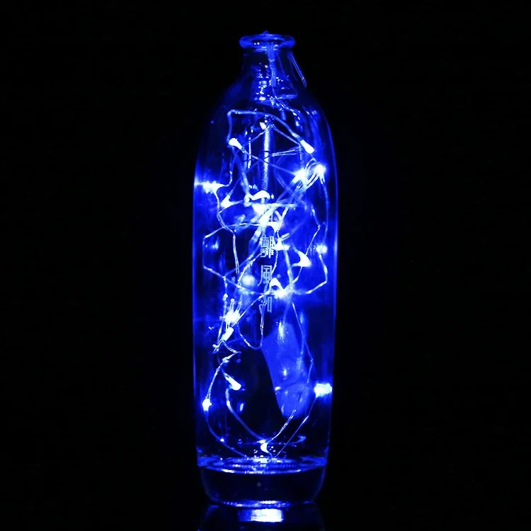 20個のLED SMD 0603 IP65防水 CR2032ボタン電池、2mブルーライト、2mグリーンライト、2mレッドライト