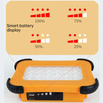 50W 32個LED ソーラー ポータブルキャンプライト 磁気照明 緊急ライト 明るさ4段階＆パワーバンク＆バッテリーインジケーター付き