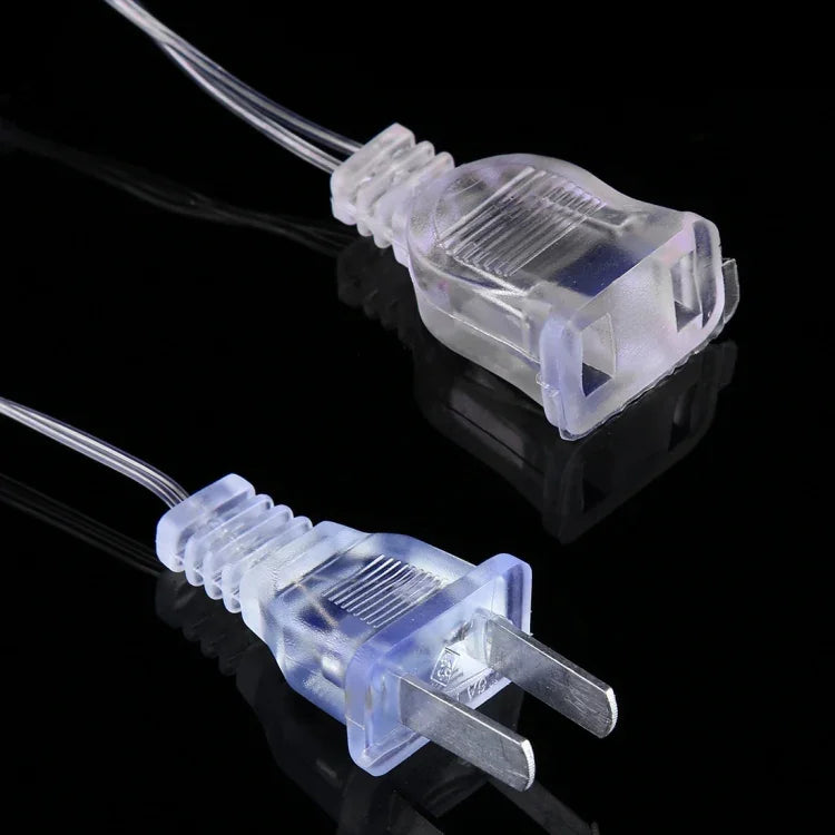 300個のLEDカーテンストリングライト エンドジョイント＆多機能コントローラー＆メモリー防水、米国プラグ、AC 110V、ホワイトライト米国プラグ、暖白色米国プラグ
