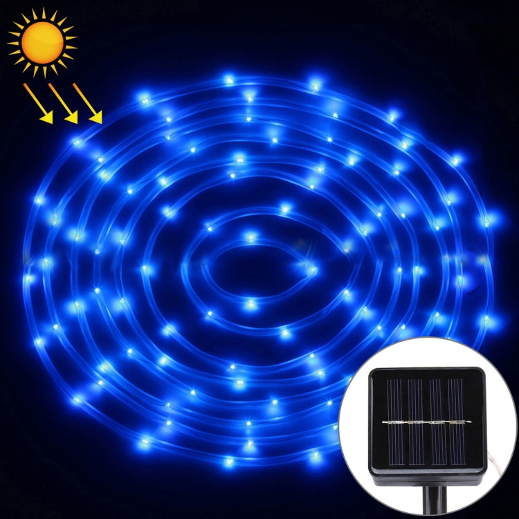 防水ソーラーパネル 50 LED、5m 50LED 青色ライト、5m 50LED 白色ライト、5m 50LED 暖色ライト