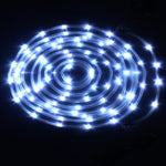 防水ソーラーパネル 50 LED、5m 50LED 青色ライト、5m 50LED 白色ライト、5m 50LED 暖色ライト