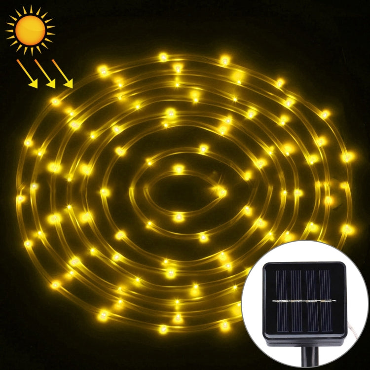 防水ソーラーパネル 50 LED、5m 50LED 青色ライト、5m 50LED 白色ライト、5m 50LED 暖色ライト