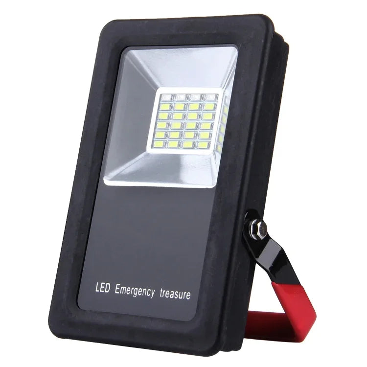 24LED SMD5730 2400LM 6000-6500K 赤青ライト点滅警告灯 ホルダー付きポータブル、30W/2400LM 6000-6500K