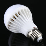 E27 7W 16灯SMD 5730 450LM赤外線モーションセンサーLED電球、センサー距離：4-6m、AC 220V、E27 7W白色光