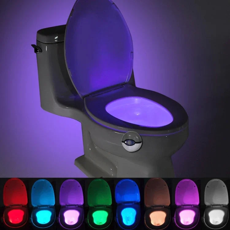 家庭用トイレ浴室シート用検出器、多モード7色ライト