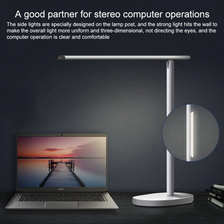 オリジナルHuaweiスマートOPPLE LEDデスクランプ 折りたたみ調整可能 読書用テーブルランプ 明るさ調整ライト、HUAWEI HiLink対応