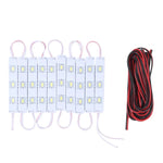 30 LED 5630 SMD LEDモジュール 白色ライト 防水装飾ライト、5mケーブル長、DC 12V、30 LED 5630 SMD