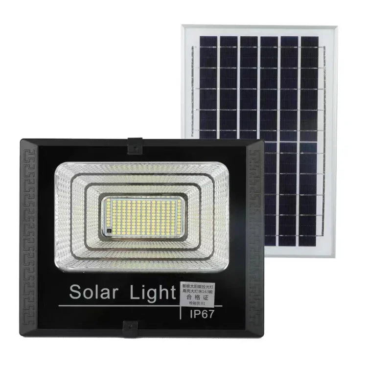 10W 100灯IP67防水ソーラー電源投光器リモコン付き、10W
