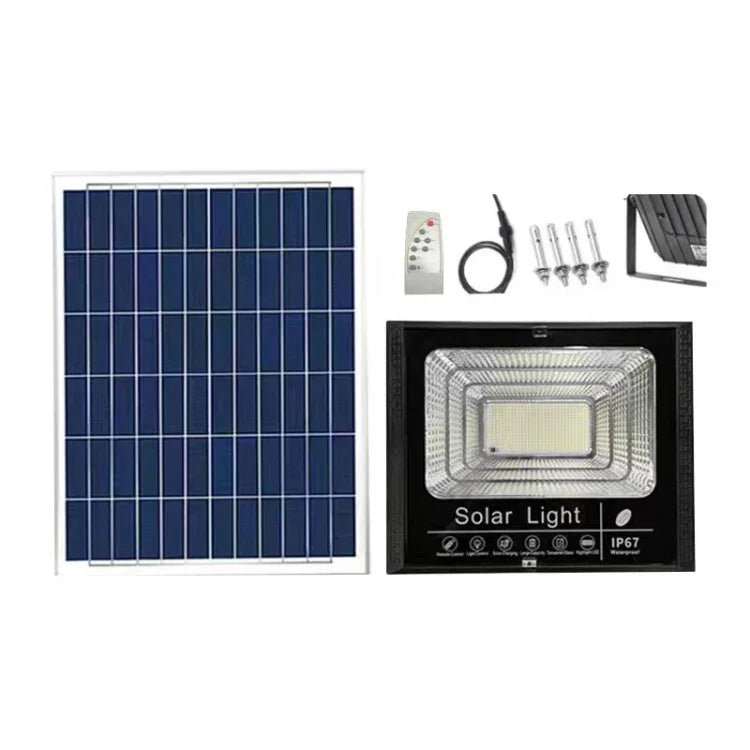10W 100灯IP67防水ソーラー電源投光器リモコン付き、10W