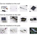 30W 170灯IP67防水ソーラー電源投光器リモコン付き、30W