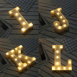 乾電池式暖白色スタンディングハンギングLEDホリデーライト A、N、B、O、C、P、D、Q、E、R、F、G、T、U、V、I、W、J、K、X、L、M、Z