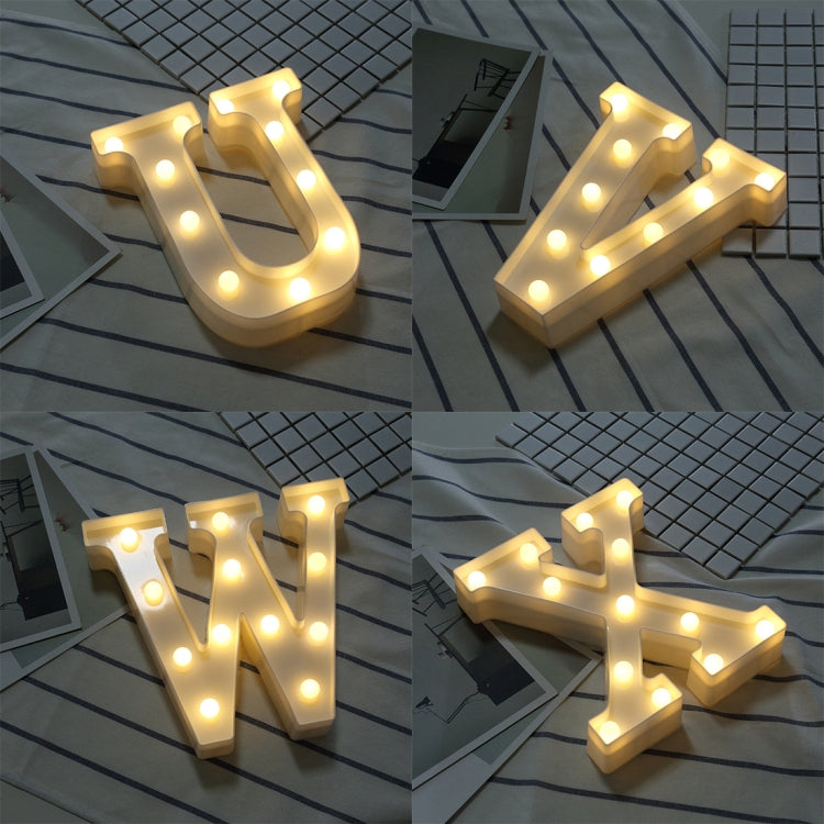 乾電池式暖白色スタンディングハンギングLEDホリデーライト A、N、B、O、C、P、D、Q、E、R、F、G、T、U、V、I、W、J、K、X、L、M、Z