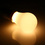7W 500LM E27 2835 28LEDちらつきなしLED省エネ電球、光色：暖かい白、AC 85-265V、7W